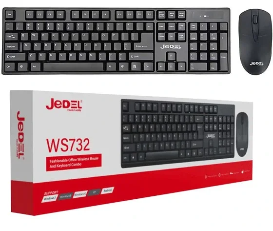 کیبورد و موس بی‌سیم JEDEL WS732