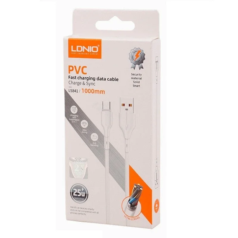 کابل شارژ TYPE-C LDNIO LS841