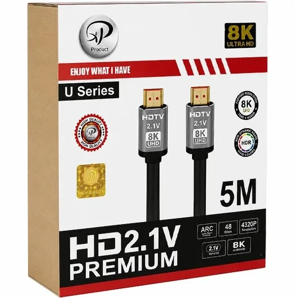 کابل HDMI ایکس‌پی مدل 8K 5 متری